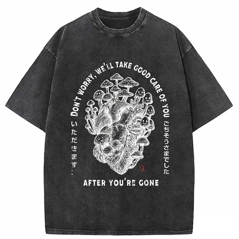 Thank You For The Meal-mushroom Washed T-shirt