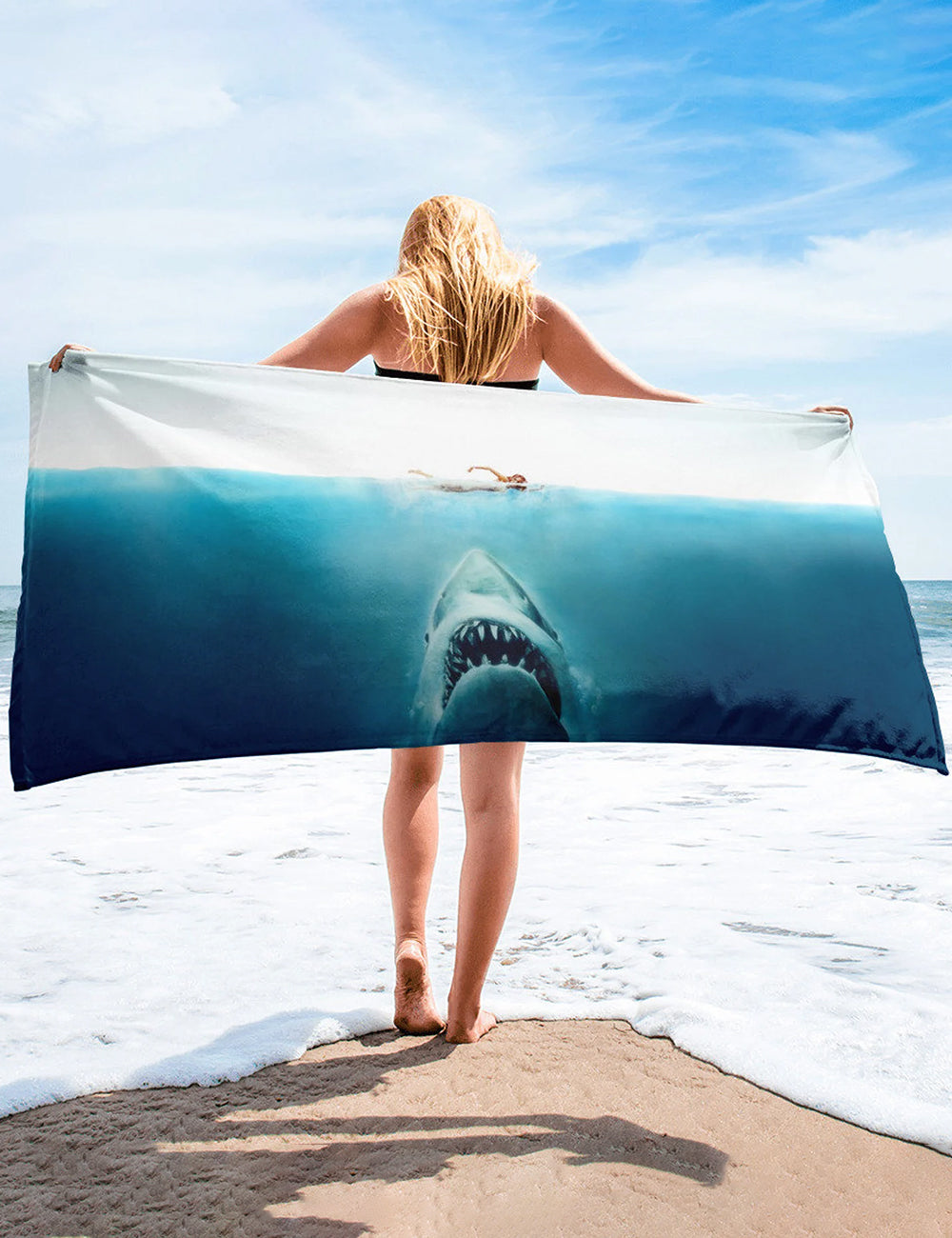 Jaws Film Beach Towel