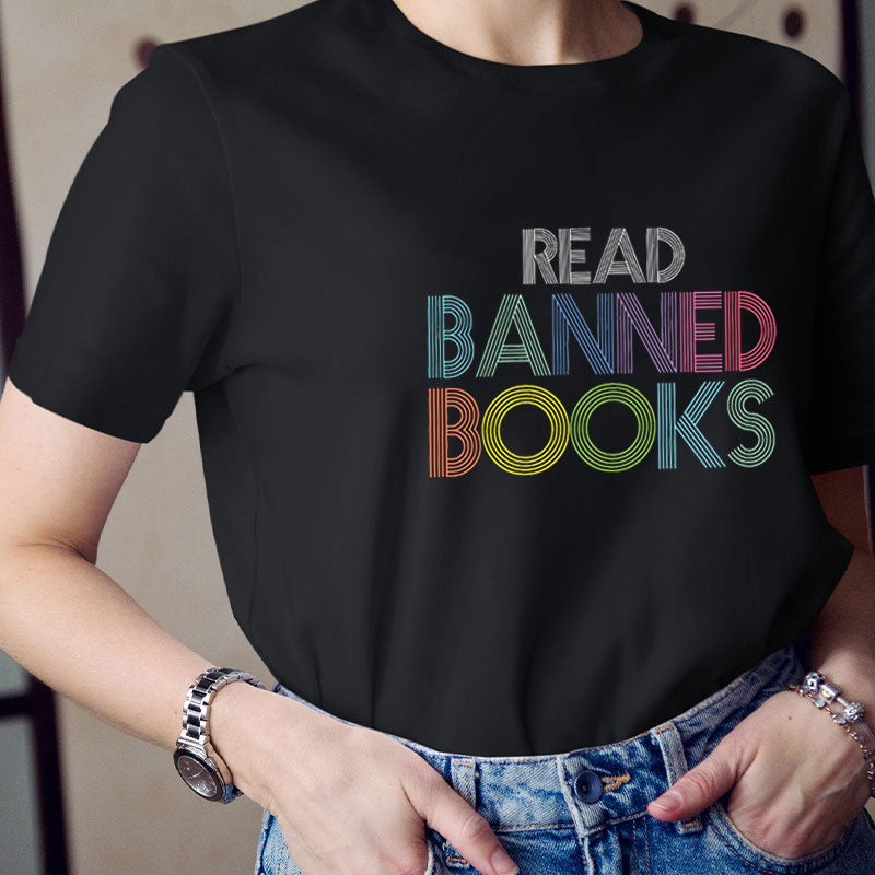 Read Banned Books Teacher T-Shirt