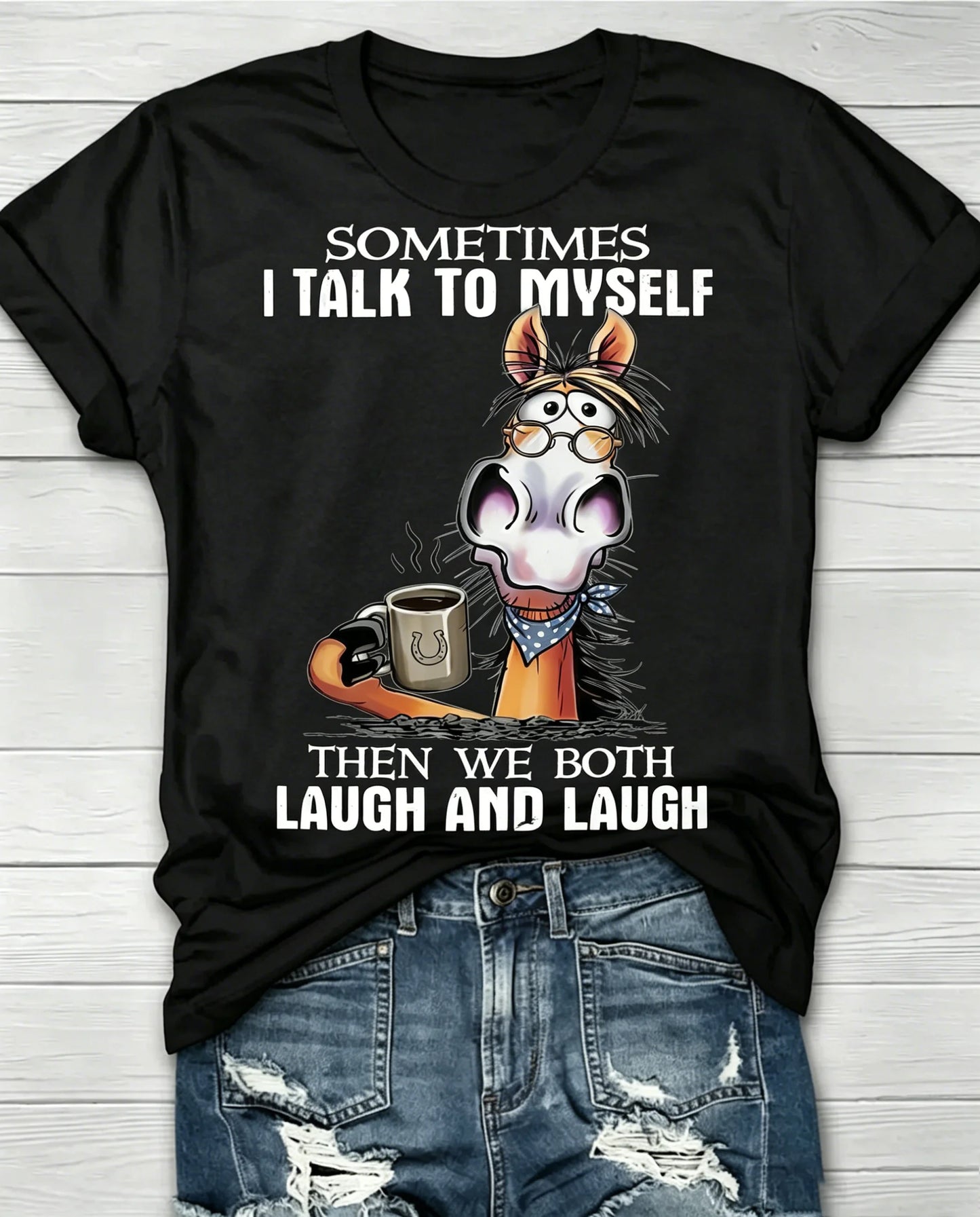 Fun Pattern Crew Neck Short Sleeve T-Shirt