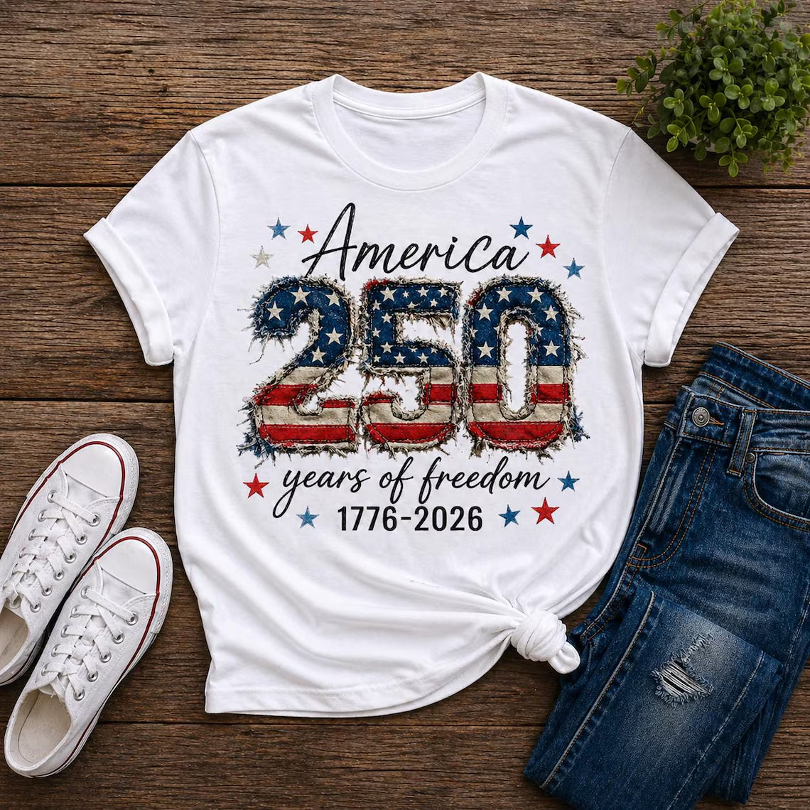 4th of July Anniversary Short-Sleeve T-Shirt