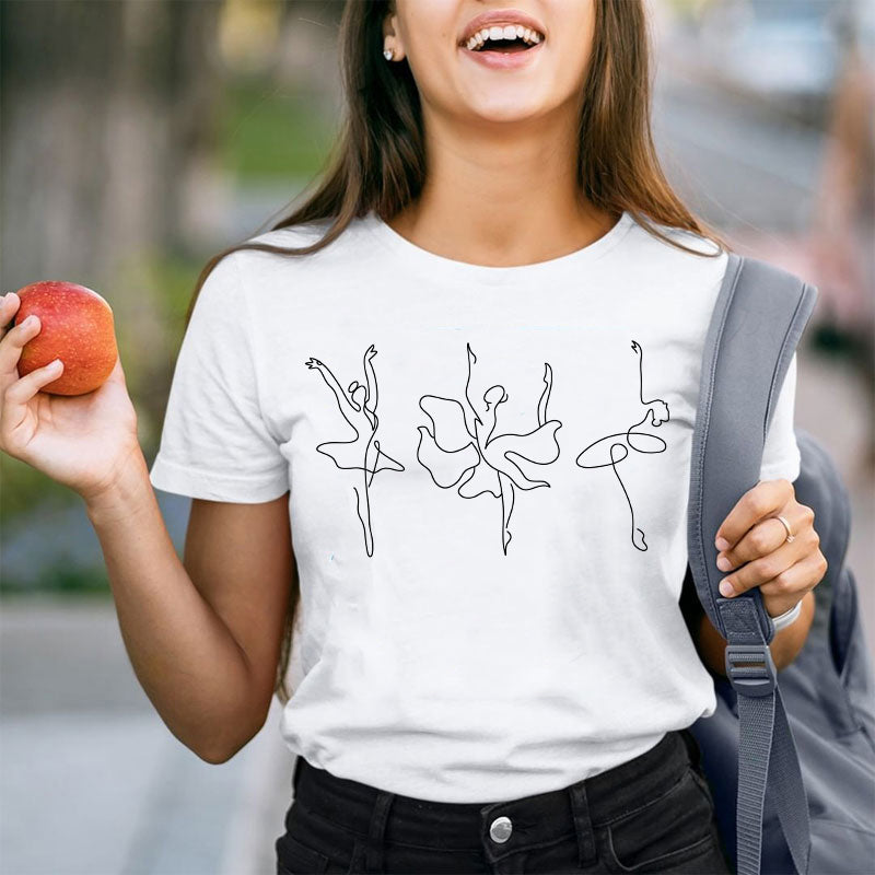 Ballet Silhouettes Teacher T-Shirt