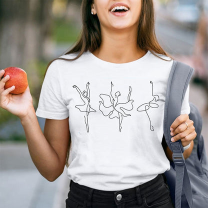 Ballet Silhouettes Teacher T-Shirt