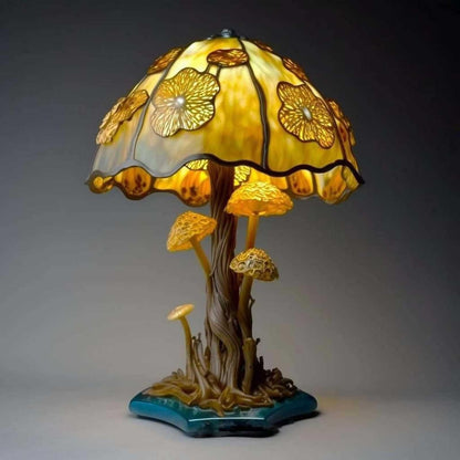Painting Mushroom Table Lamp