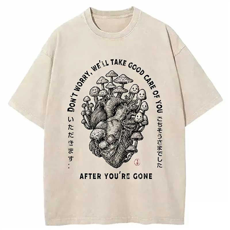 Thank You For The Meal-mushroom Washed T-shirt