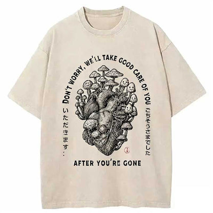 Thank You For The Meal-mushroom Washed T-shirt