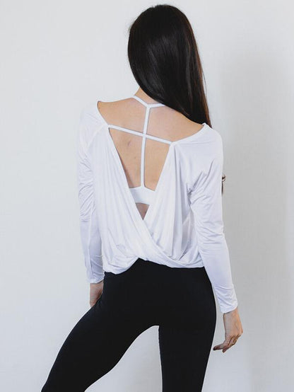 Loose Backless Yoga Tops