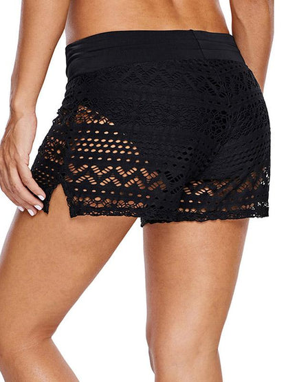 Sexy Lace-Up High Waist Sports Shorts