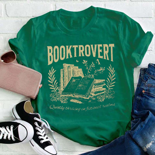 Quietly Thriving In Fictional Teacher T-Shirt