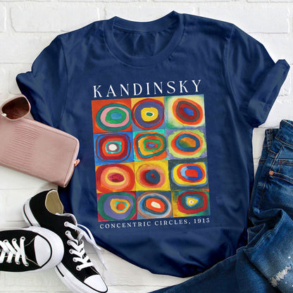 Colorful Circles Teacher T-Shirt