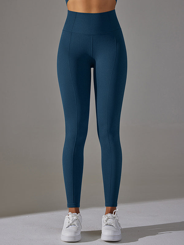 Wrap High-Waisted Solid Color Yoga Bottoms