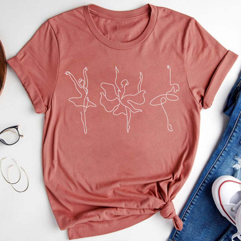 Ballet Silhouettes Teacher T-Shirt