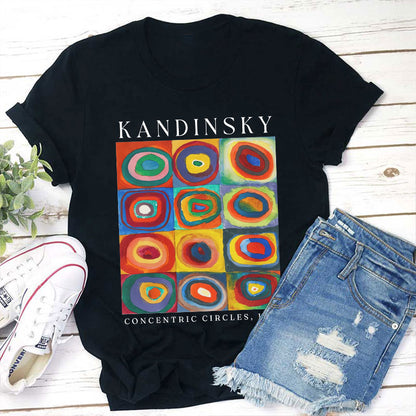 Colorful Circles Teacher T-Shirt