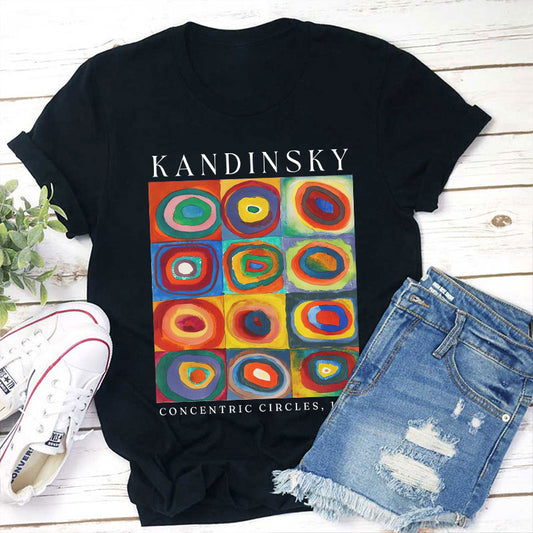 Colorful Circles Teacher T-Shirt