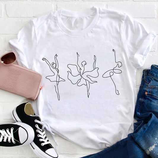 Ballet Silhouettes Teacher T-Shirt