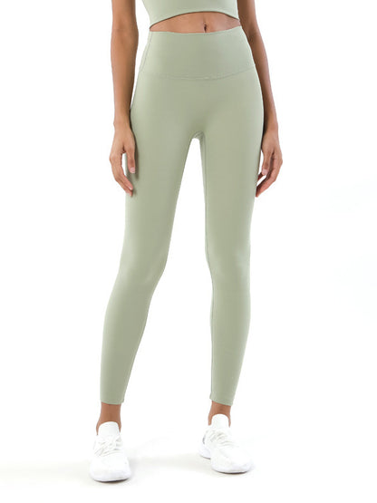 High-Waisted Pockets Solid Color Yoga Bottoms