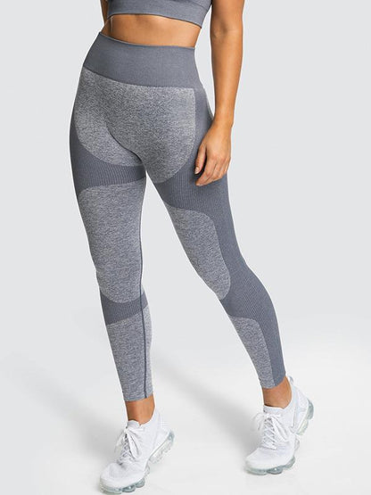 Knitting Athletic Color Block Leggings