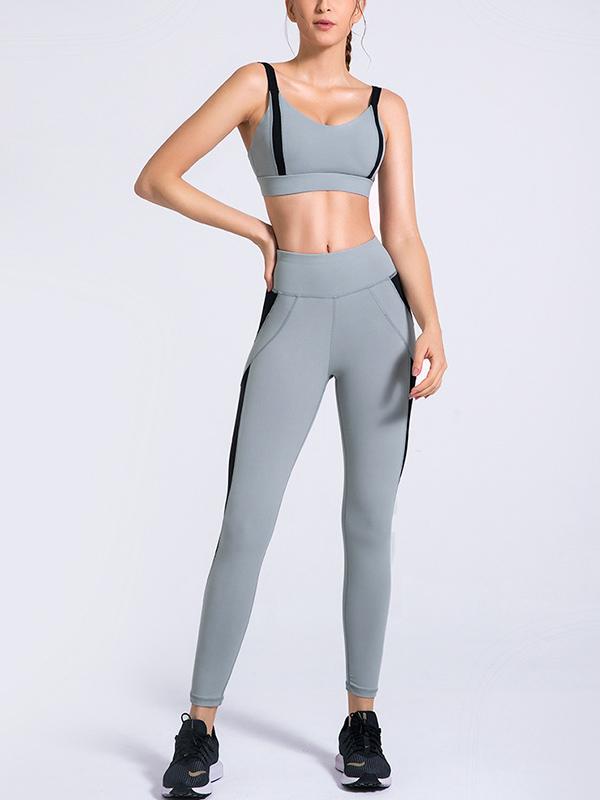 Color-Block Yoga Suits