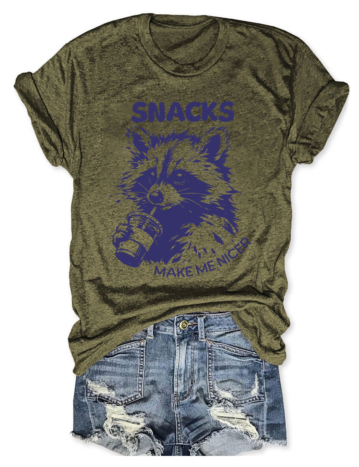 Snacks Make Me Nice T-shirt