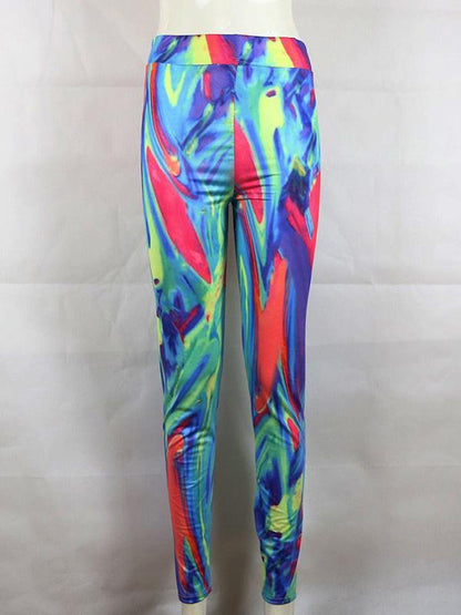 Printed Elasticity Leggings