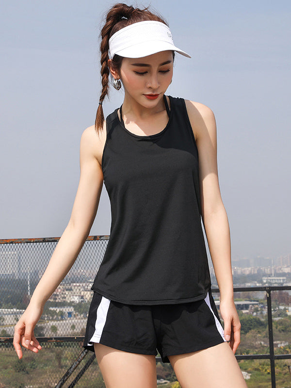 Casual Sleeveless Loose Quick-Dry Sports Vest Top