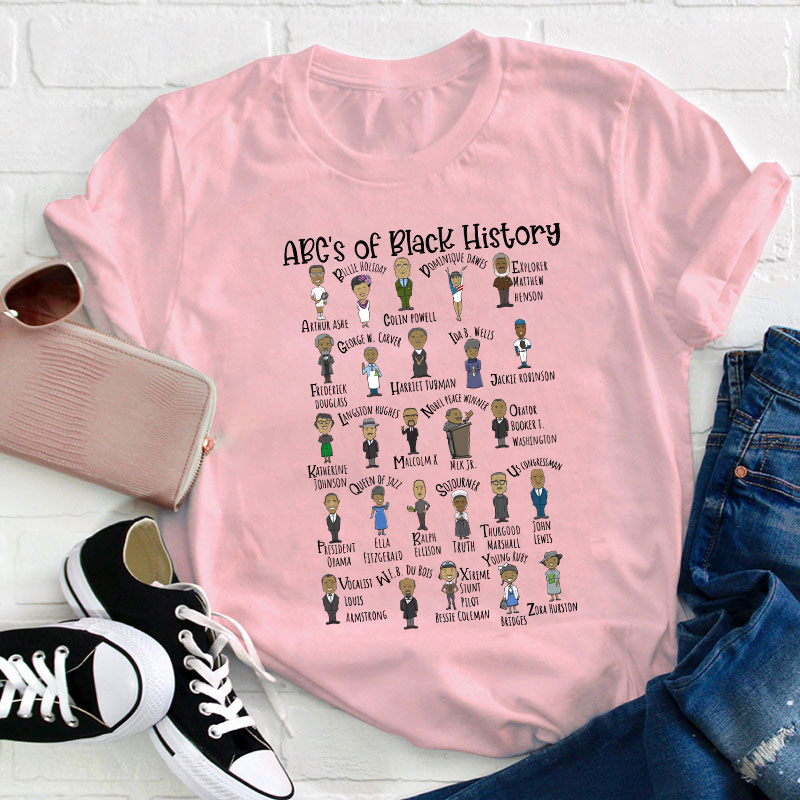 ABC's Of Black History Teacher T-Shirt