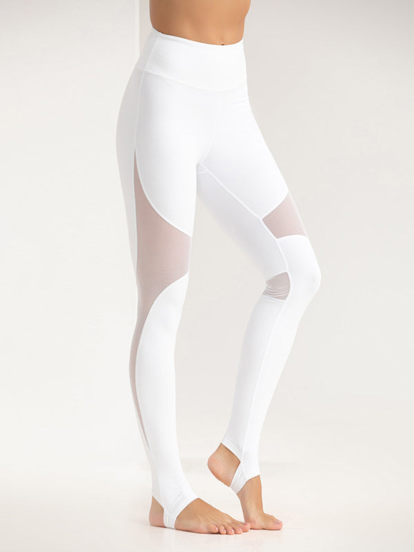 Skinny Leg Wrap Solid Color Split-Joint Yoga Bottoms