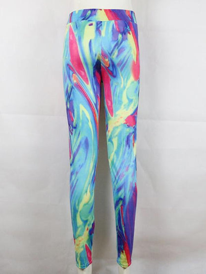 Printed Elasticity Leggings