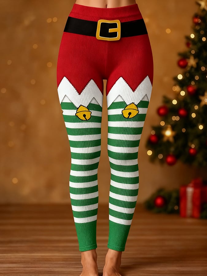 Women'S Christmas Tight High-Elastic Leggings