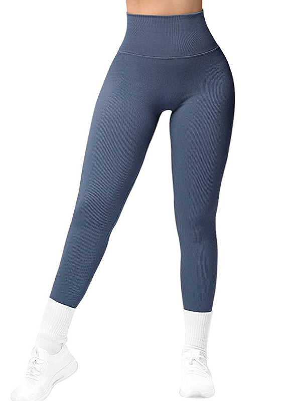 Wrap High-Waisted Solid Color Leggings