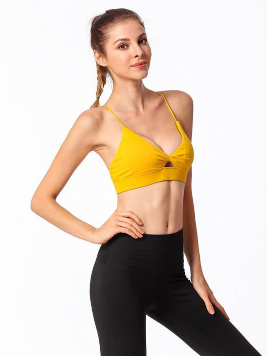 Solid Color Sports Bra