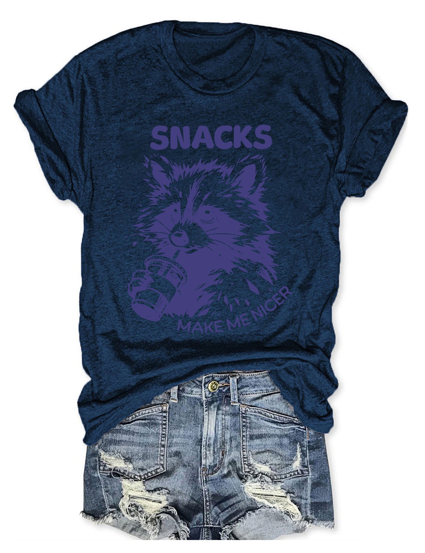 Snacks Make Me Nice T-shirt