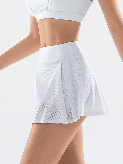 High Waist Mesh Sexy Anti-Glare Shorts