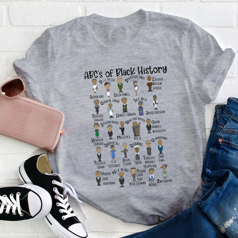 ABC's Of Black History Teacher T-Shirt