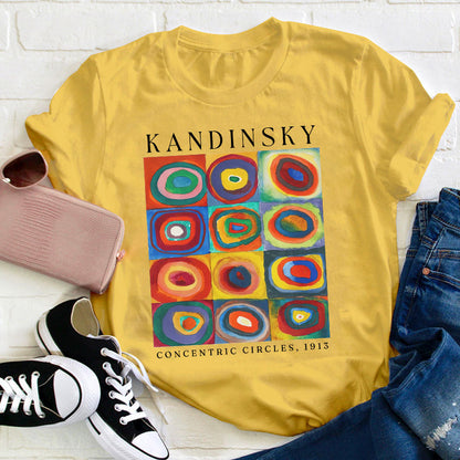 Colorful Circles Teacher T-Shirt