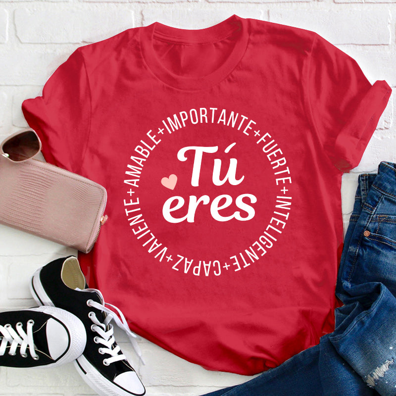 La Salud Mental Teacher T-Shirt