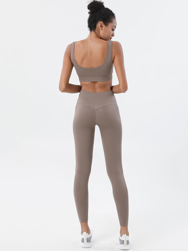 Knitting Seamless Tight Titting  Quick Drying Gym Suits