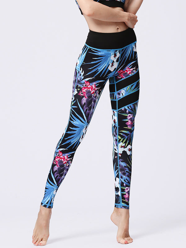 Floral Printed High Waist Leggings