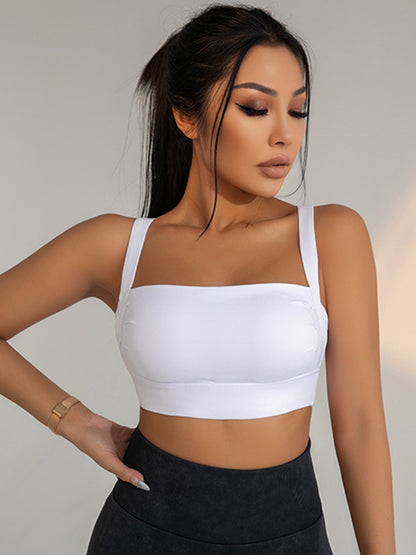 Backless Quick-Drying With Chest Pad Sports Bra