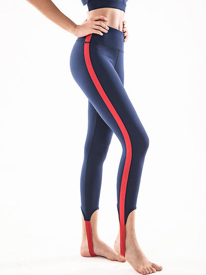 Wrap Quick Dry Contrast Color Yoga Leggings