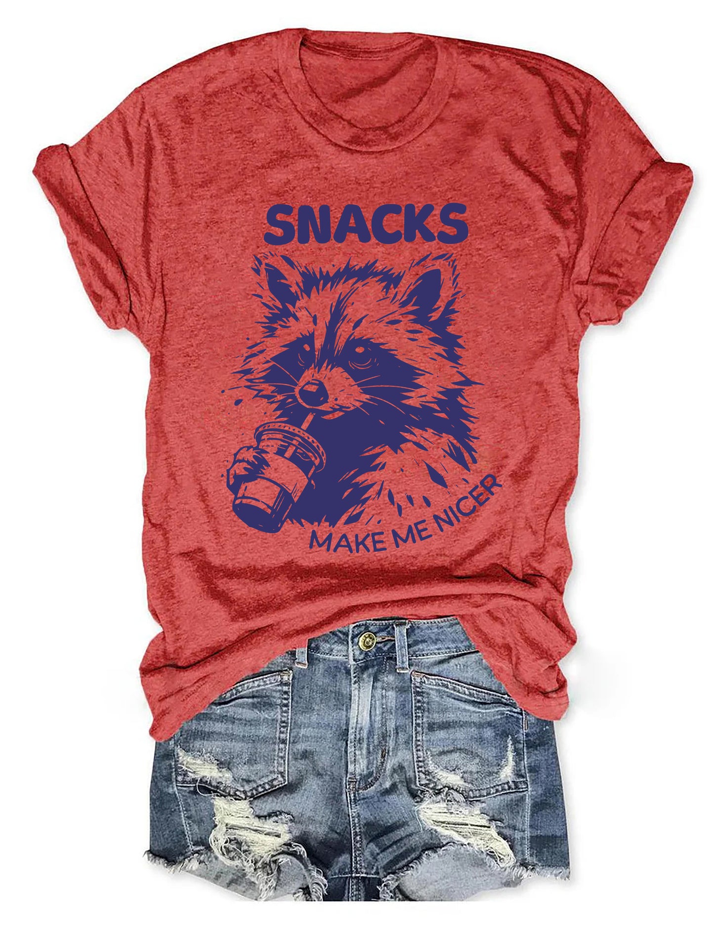 Snacks Make Me Nice T-shirt