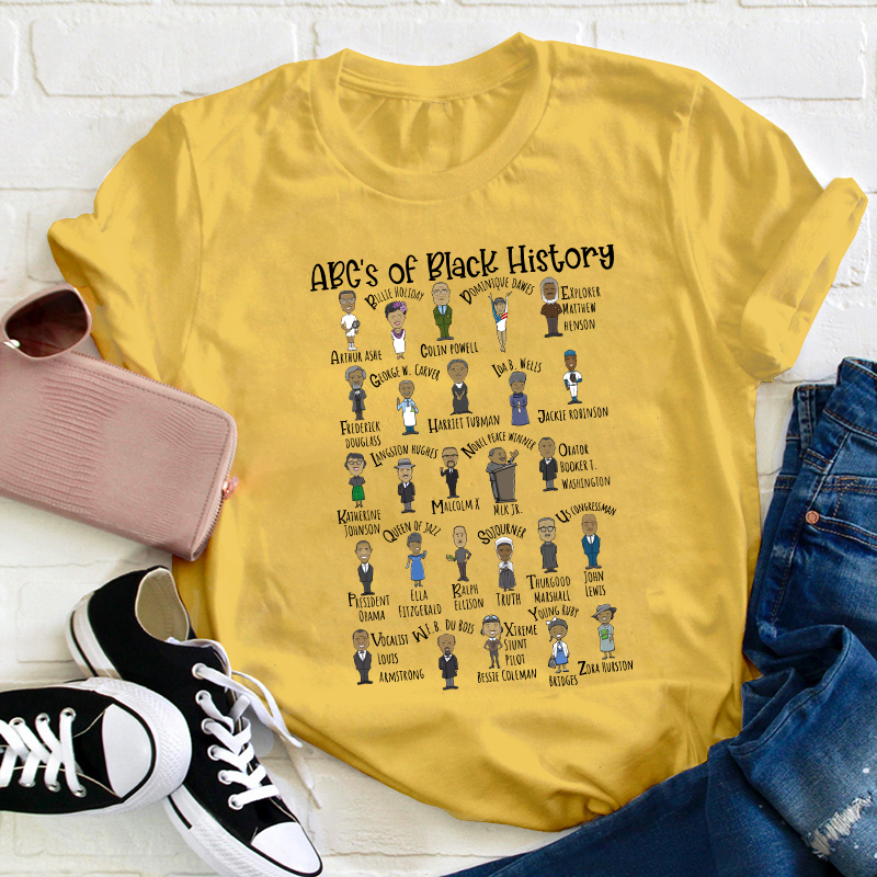 ABC's Of Black History Teacher T-Shirt