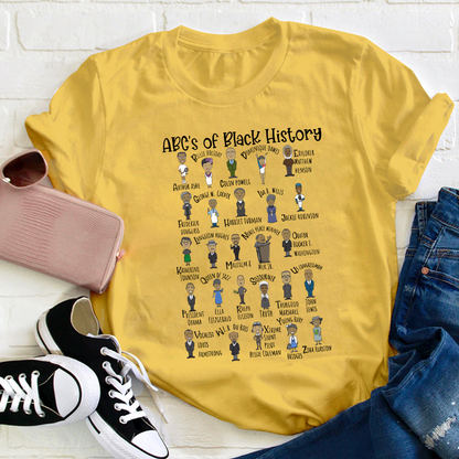 ABC's Of Black History Teacher T-Shirt