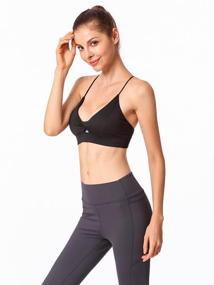 Solid Color Sports Bra