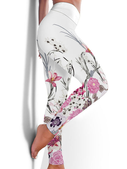 Digital Printing High-Waisted Breathable Yoga Athletic Leggings