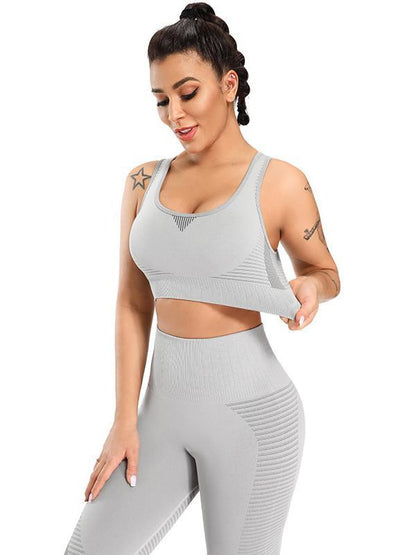 Breathable Back Cutout Yoga Suits