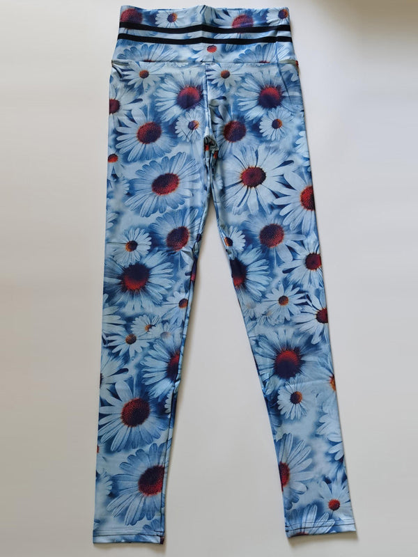 Daisy Printing High Waisted Fashion Yoga Leggings