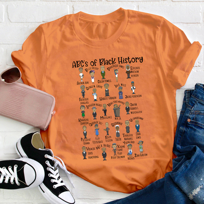 ABC's Of Black History Teacher T-Shirt