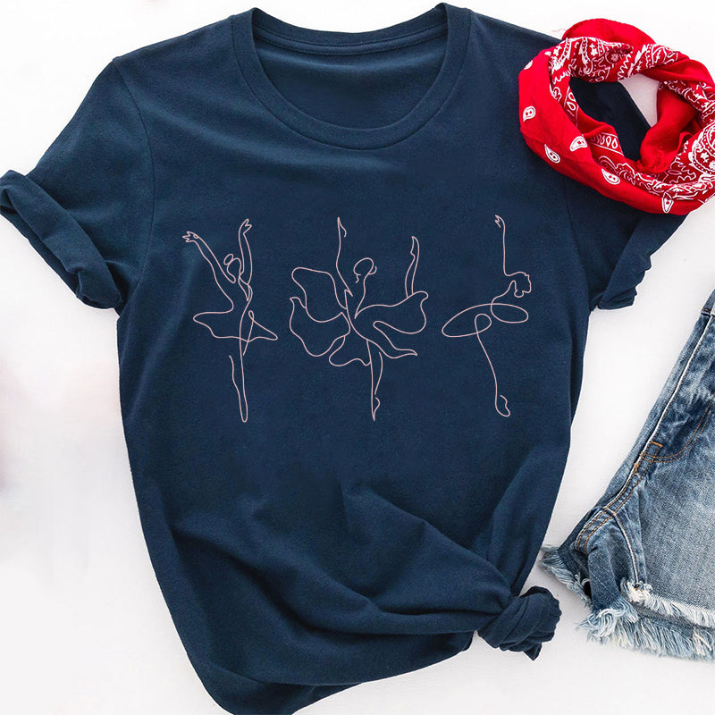 Ballet Silhouettes Teacher T-Shirt