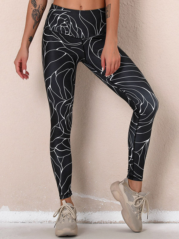 Fashion Digital Printed Empire Dance Sport Leggings